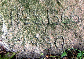 detail inschrift zusatzstein